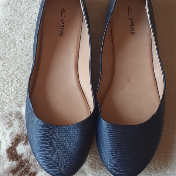 Call it Spring Navy Ballet Flats - Picture 6 of 8